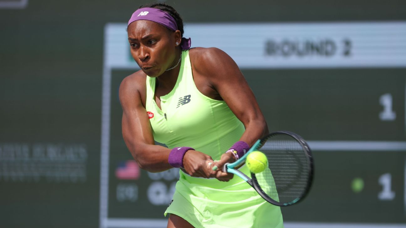 Coco Gauff rallies to win at Indian Wells