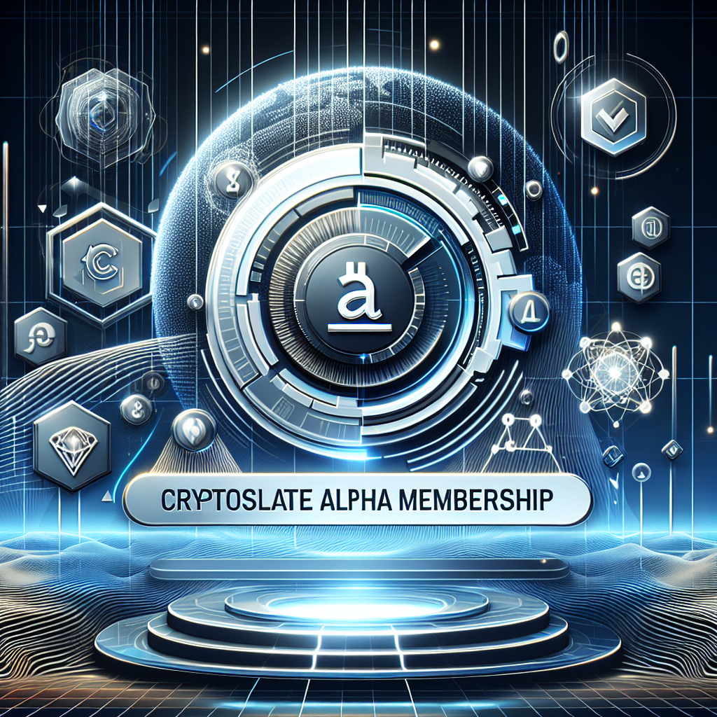 CryptoSlate Alpha Membership